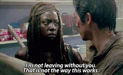 alwayssodramatic:  Michonne in Thank You“Have you ever had to kill people because