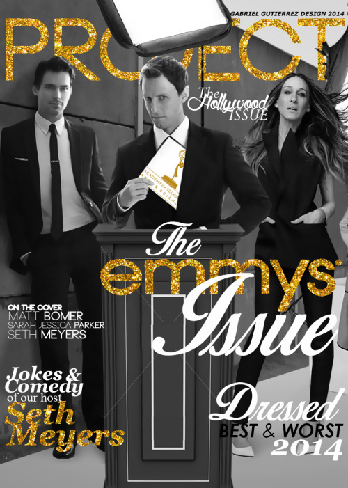 PROJECT: The Emmy Awards Issue Matt Bomer (Neal Caffrey) Late Night with Seth Meyers Sarah Jessica P