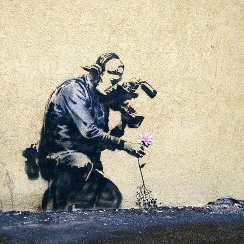 poignantmoments:   asylum-art: Banksy, the street artist   This man is a LEGEND 