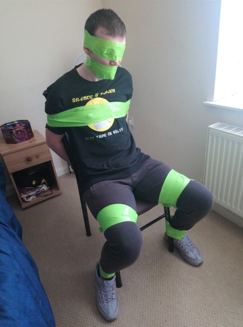 Back again after 18 months, taped to a chair gagged and blindfolded&hellip;.going nowhere. 