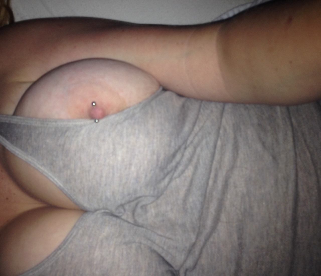flirtyscorpio:  Can never stay inside the shirt. 