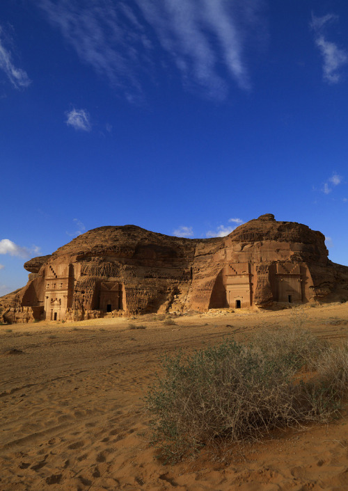 house-of-thought: Mada’in Saleh - Modern Saudi Arabia - built between 100 BC - 100 AD Built by