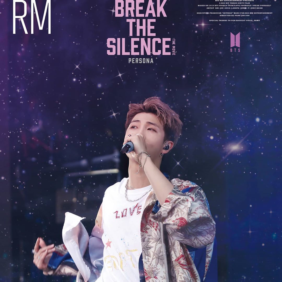 BTS Break The Silence Mask Case J-HOPE SUGA V 3 Set Movie Ticket