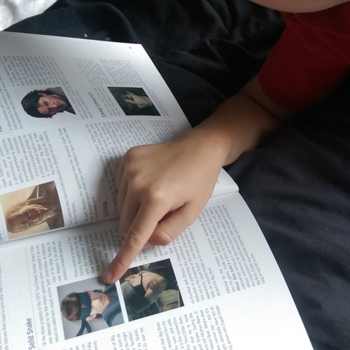 ikaward:my 5 year old brother was looking through my mgs book while i did homework and he paused on 