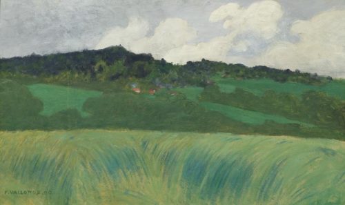 Paysage à La Naz   -   Félix Vallotton   1900Swiss 1865-1925