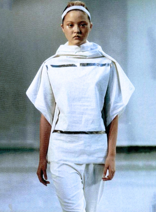 kireishi:  Devon Aoki, on the runway for Trace by Koji Tatsuno S/S 1999 