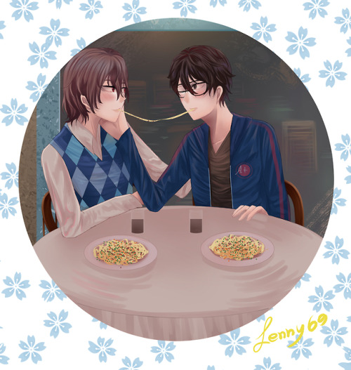 Day 1: Food&gt;O&lt; It’s a romantic dinner!! I’m in love with all arts and fanf