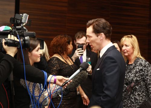 New tab for high res Benedict Cumberbatch attends &lsquo;The Imitation Game&rsquo; pre-BAFTA