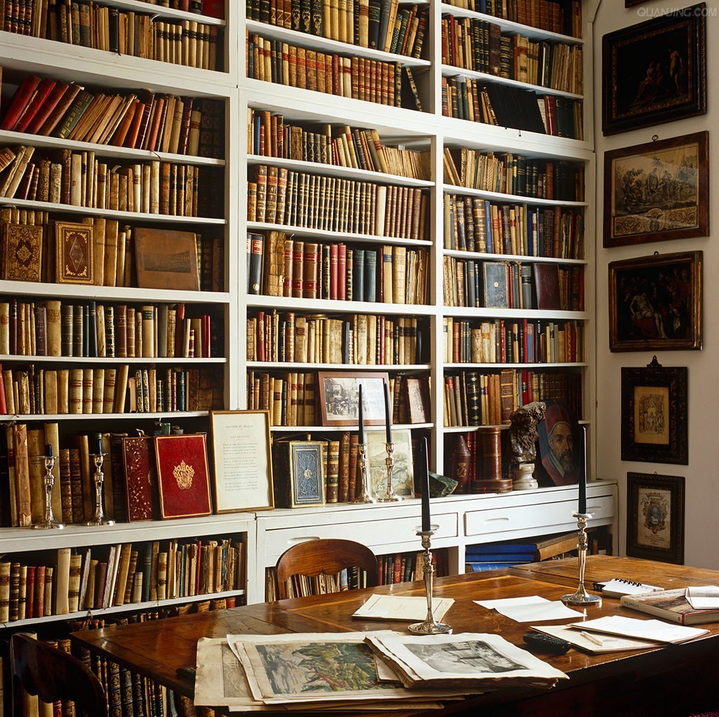 decordesignreview:  library in Rome 