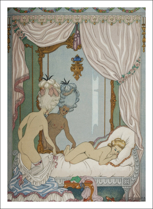 secretlesbians: George Barbier, Illustrations for Les Liaisons Dangereuses by Pierre Choderlos De La