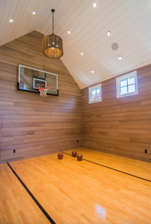 Porn photo fineinteriors:  Private Sports Court in Massachusetts