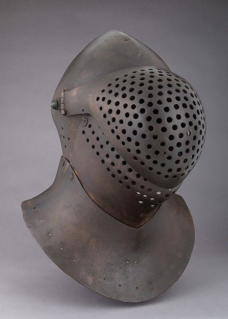 mindhost: From the tournament helm to the fencing mask Great-Bascinet, circa 1420 Visored Bascinet c