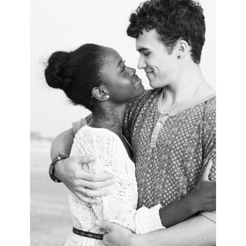 securelyinsecure:  Ballerina Michaela DePrince and her boyfriend Skyler Maxey-Wert  