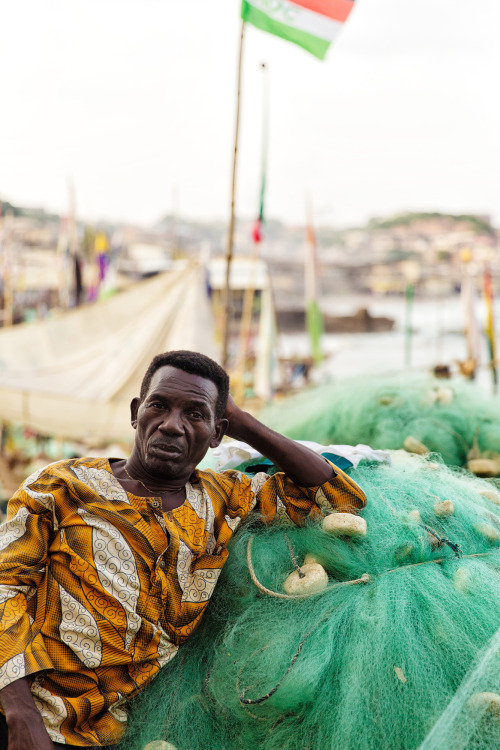 The Fisherman of Cape Coast, Ghana.