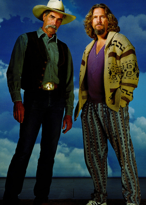 fuckyeah1990s:Sam Elliott and Jeff Bridges for The Big Lebowski (1998)