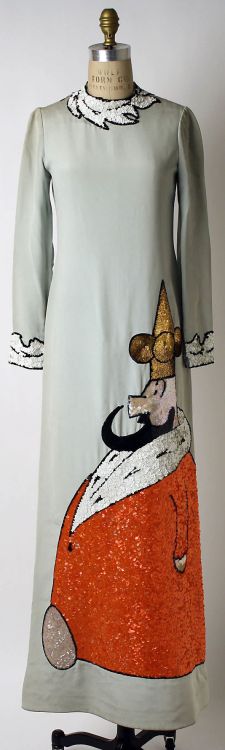 Dresses by Geoffrey Beene spring/summer 1971.
