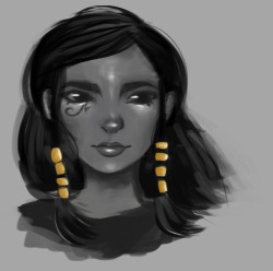 omgegy:my first ever photoshop painting; ended up being a pharah, enjoy