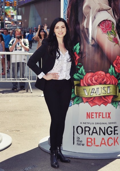 lauraslittlespoon:   Laura Prepon attends the “Orange Is The New Black” Times
