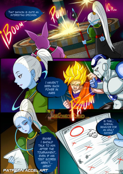 weirdoanomali:  Sexy Vados &amp; Goku comic.