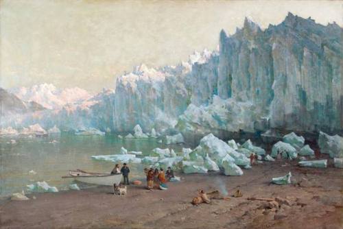 spoutziki-art:Thomas Hill - Muir Glacier, Alaska