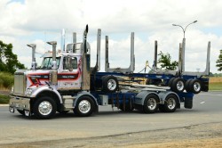 semitrckn:  Western Star custom log hauler 