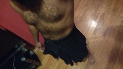 thewolfatethesheep:  So I went out to a kink event Saturday in nothing but flannel, suspenders, boots and my black kilt.   I decided to share some pics I took before heading out. …