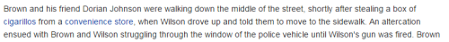 demonentity:Hey Wikipedia Editorsevidence that Michael Brown did not steal anything, the store owner