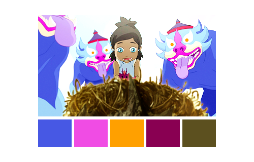missazula:  Korra in A New Spiritual Age + color palettes