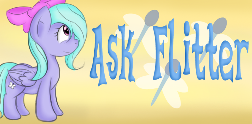 ask-flitter:  Ok, have some things. new header and icon. Idk what i do with answers