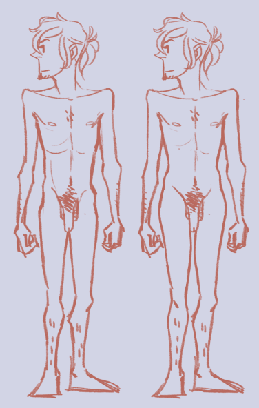georgiapups:  we were talking about how the boys would likely wind up with permanently widened hips after having their kids, so I decided to explore that~