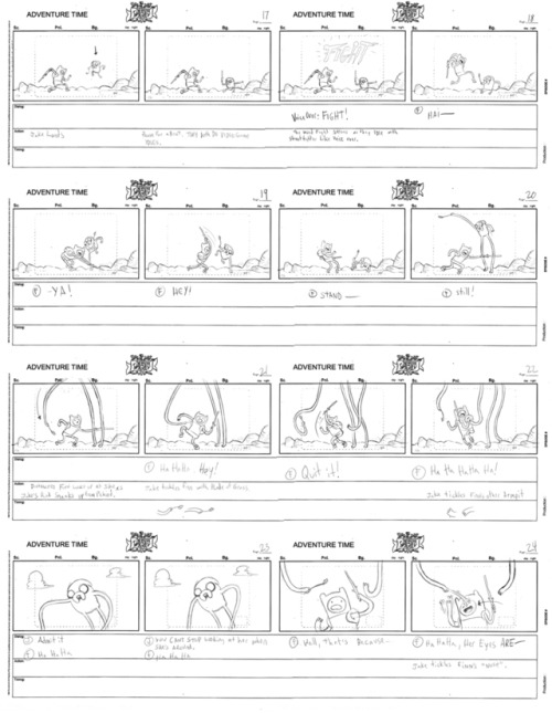 skronked: ADVENTURE TIME STORYBOARD TESTS!   (part one) now that production has officially wrapped on adventure time i figured it would be a good time to share the storyboard tests i took since they are no longer relevant! this is the storyboard test