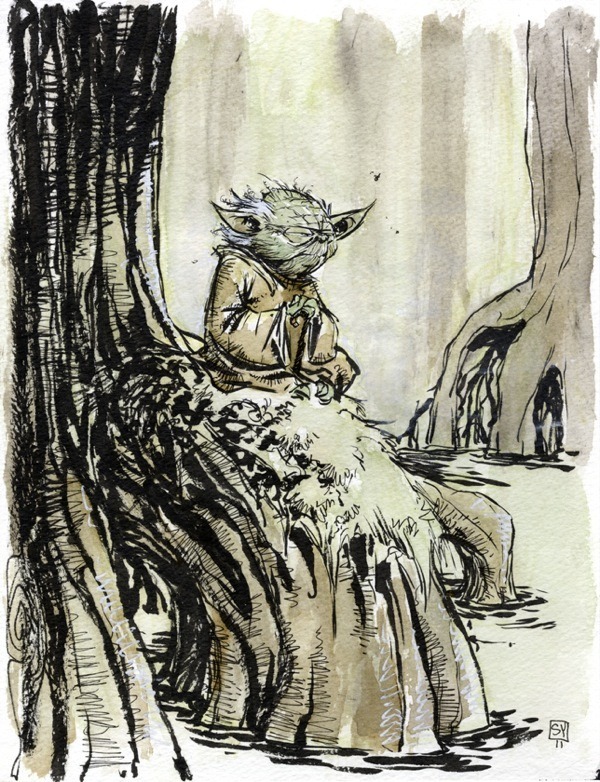 cosmicocean420:  The Buddha in the star wars universe :)