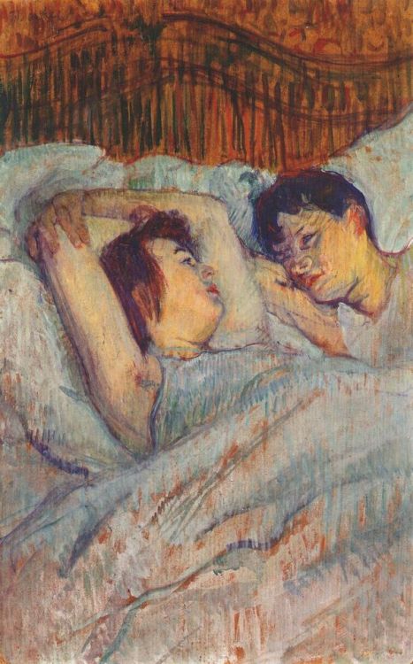 artist-lautrec: In Bed, 1892, Henri de Toulouse-Lautrec