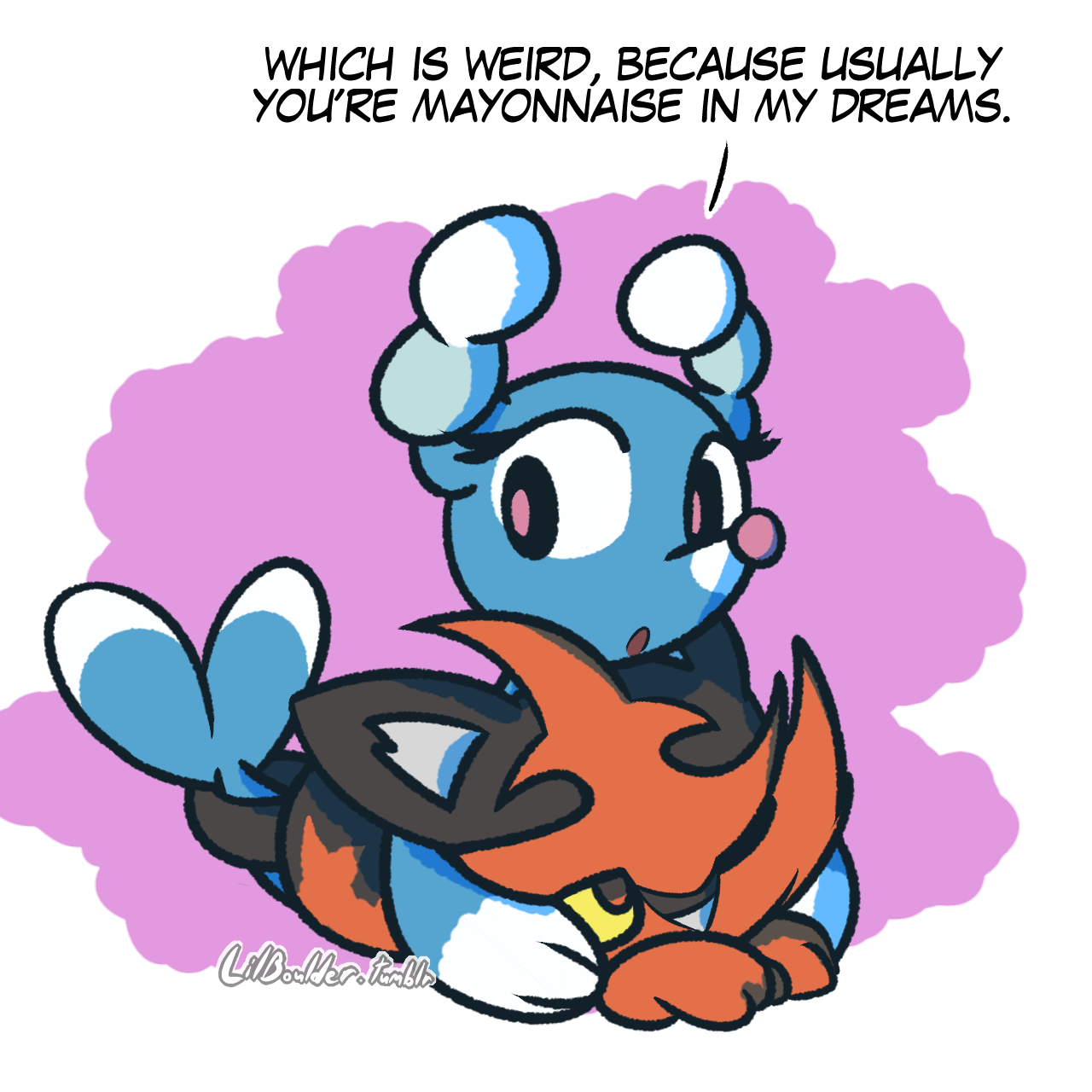 lilboulder:Or just keep sleeping, that works too Hnnng &lt;3