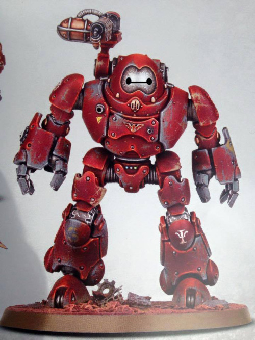 starcunning:tharook:talontwo:The Imperiums new fearsome war machine, the Kastelan Robot Mark 6 &ldqu