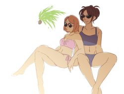 oeilvert:  everyone on the beach except for me 