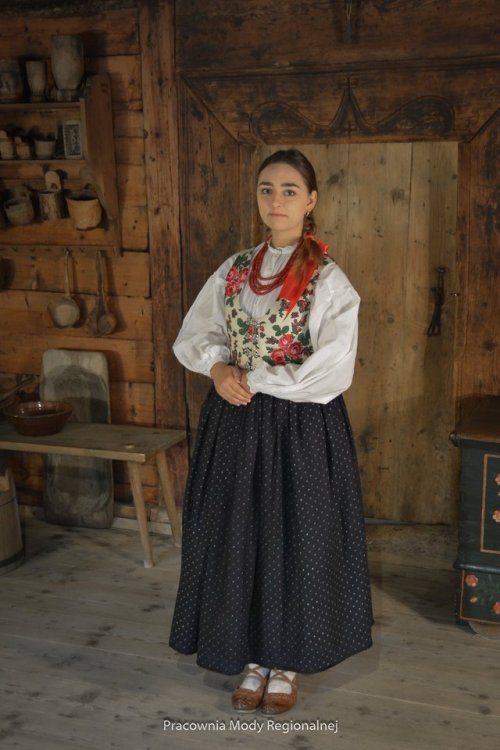 Beskid Żywiecki highlanders, southern Poland.Source: Pracownia Mody Regionalnej - Stroje Górali Żywi