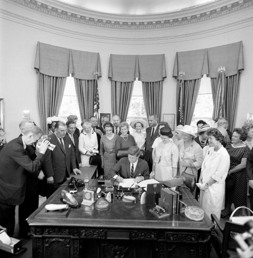 Today In History, President Kennedy Signed The 1963 Equal Pay Act, Which Aimed To Reduce Income Disparity