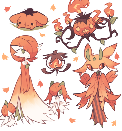 Some fall pokemon