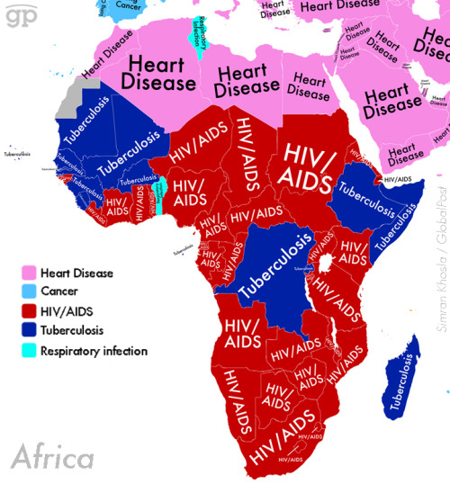 nprglobalhealth:Mapping The Diseases That Will Most Likely Kill You Depending on where you live, t