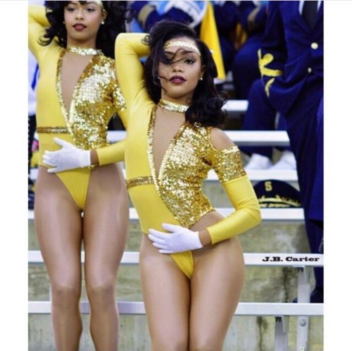 wocmakeup2:  j-setteitoff:  Kayla Pittman of the Southern University Dancing Dolls  She is fierce. A