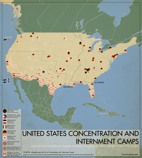 mapsontheweb:United States Concentration Camps.by u/CorneliusBuenavista