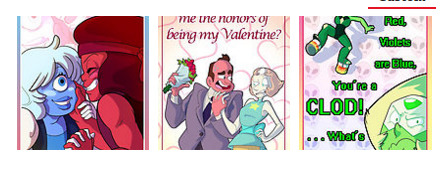 Come check out or Redbubble shop and get these original Steven Universe cards from us for Valentine’s day!