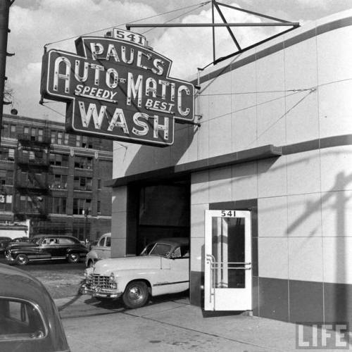 Paul’s Auto-Matic Speedy Best Wash (George Skadding. 1947)