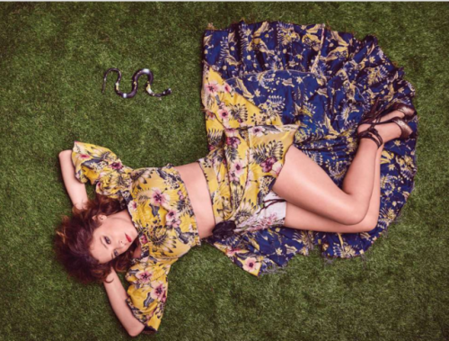 bunchofbloom: Rachel Bloom photographed by Christopher Ross and styled by Nadia Ruth for CBS Watch M
