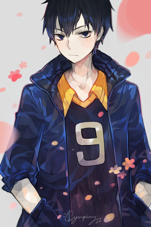 cymphony:Drawing of Kageyama from Haikyuu!!