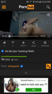 o0pepper0o:New free video on pornhub