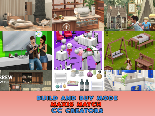 The Best Maxis Match Build & Buy mode CC creators For what feels like the 100th time, I reorgani