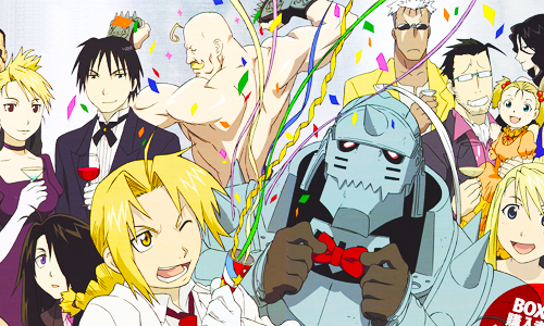 roymaes:  Filming → Awards Ceremony → After-PartyAU where FMA is a popular TV show and all the characters are actors. 