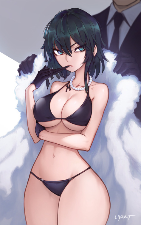 Fubuki Pinup. High res images will be available tonight on my patreon https://www.patreon.com/liyart